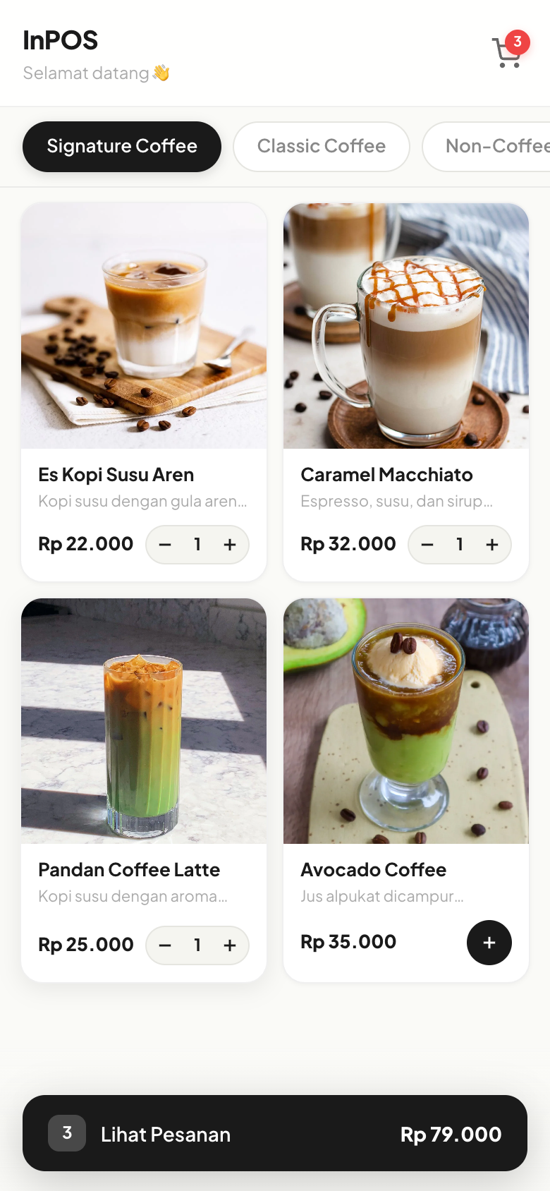 Customer QR Menu
